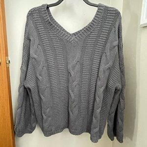 Women’s Large Oversized off the shoulder sweater